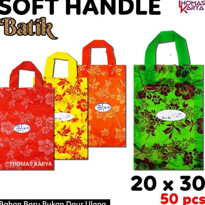 Savexz- Kantong Plastik Hajatan 20X25 20X30 Motif Soft Handle Hidangan Snack