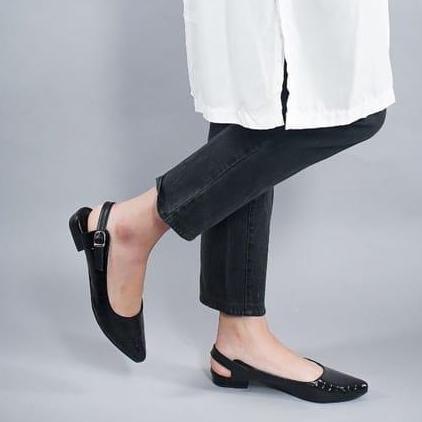 Sepatu Heels wanita Heaves Lucca Black