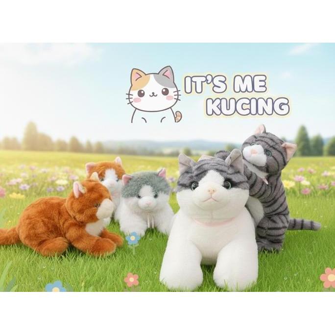 BONEKA KUCING dan HARIMAU Lucu ukuran M L XL lucu Dolls boneka kucing Toys