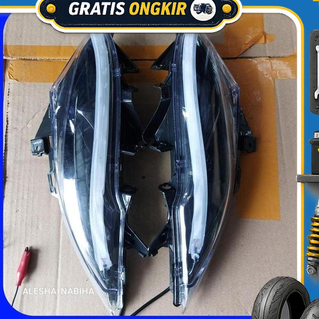 Lampu Sein Sen Depan Yamaha Mio J Full Set Alis Runing 2 Mode
