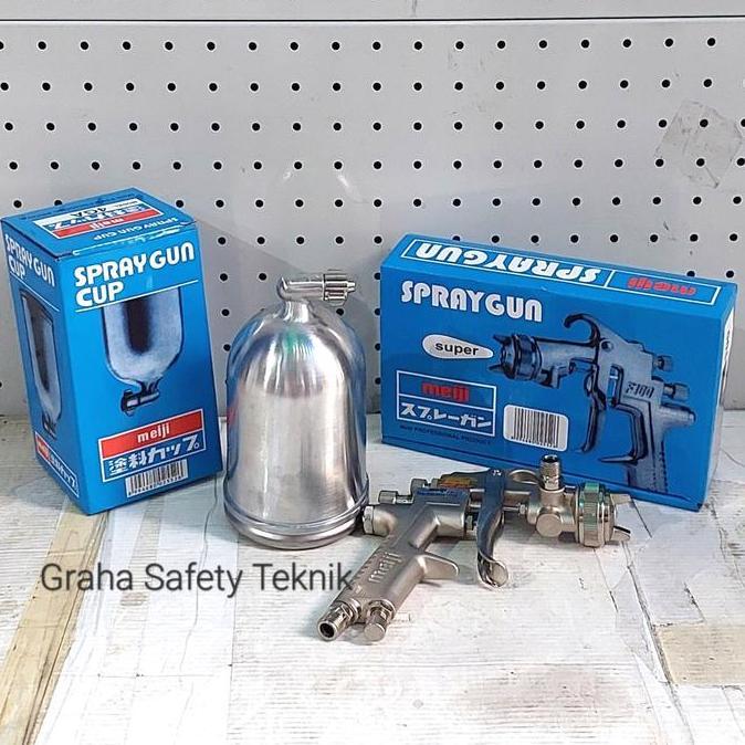 spray gun f100 Meiji tabung atas / semprotan cat F100/spit/spet
