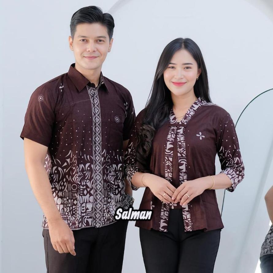 Batik Couple Atasan Batik Couple Modern Bahan Katun Premium