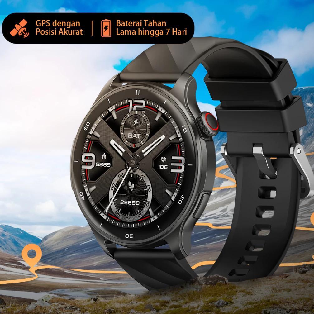 PROMO Citijungle Smartwatch GPS SE | Layar AMOLED 1.43" | Tahan Air 3ATM | Bluetooth 5.3 | Kompas & 