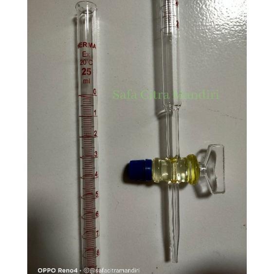Buret 25Ml Herma / Alat Ukur Kompresi / Buret Kaca