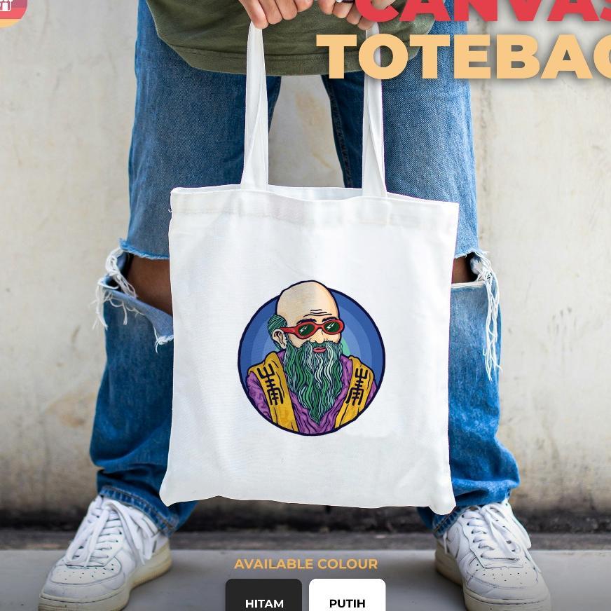 Tote Bag Kanvas Distro Orang Tua (Ot) (Resleting)