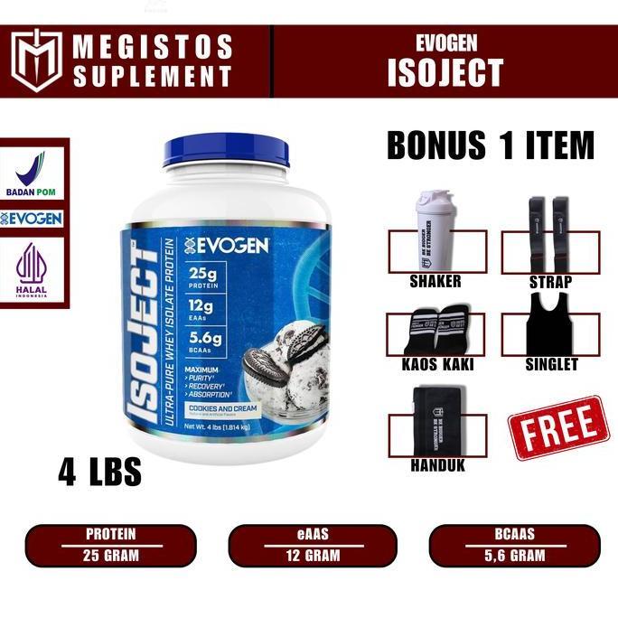 Evogen Isoject Whey Protein 4 Lbs