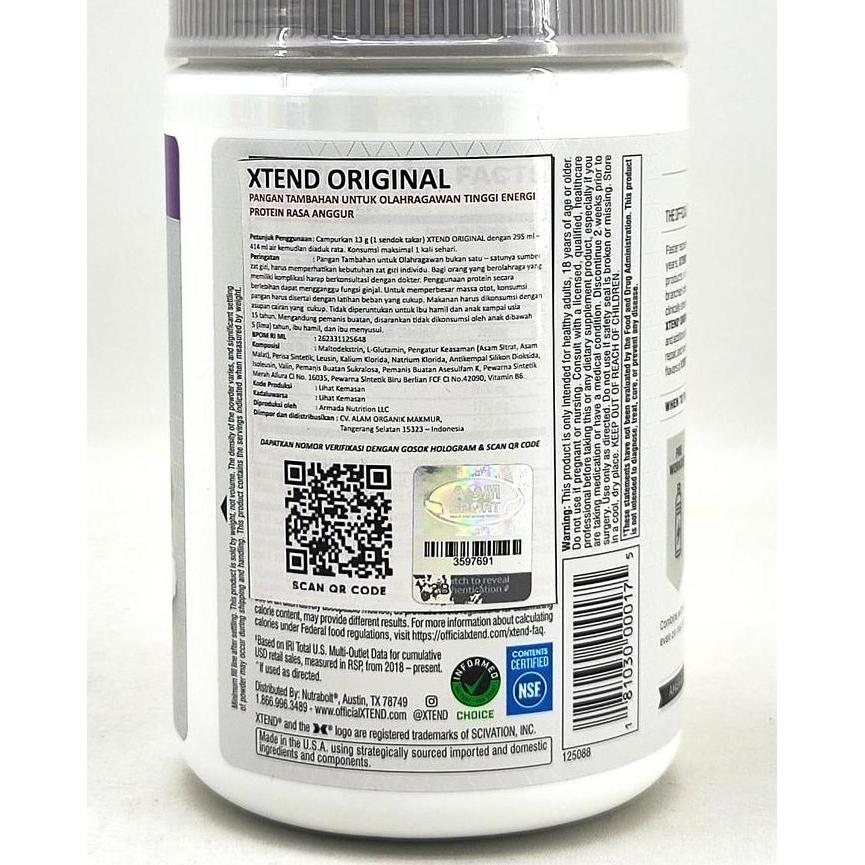 Manado Scivation Xtend Bcaa 30 Serving, Bcaa Powder / Bubuk