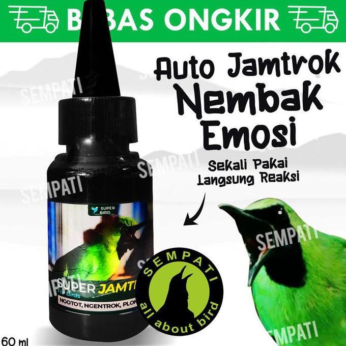 SEMPATI SUPER JAMTROK JAM TROK VITAMIN BURUNG CUCAK IJO NGOTOT NGENTROK SUARA NGEPLONG RAJIN BUNYI S