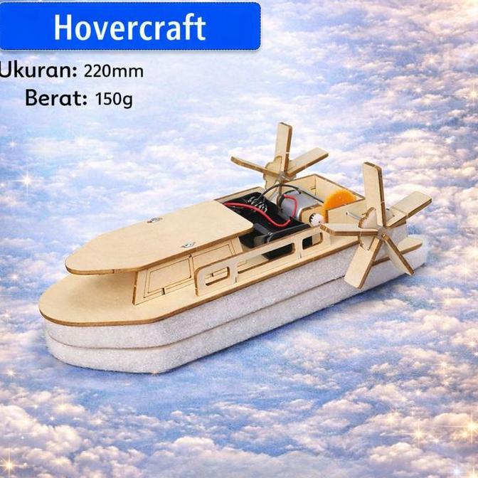 [DUORA] Mainan Edukasi STEM DIY Puzzle Kayu Rakitan untuk Anak Wood Jeep Propplane Racecar Hovercraf