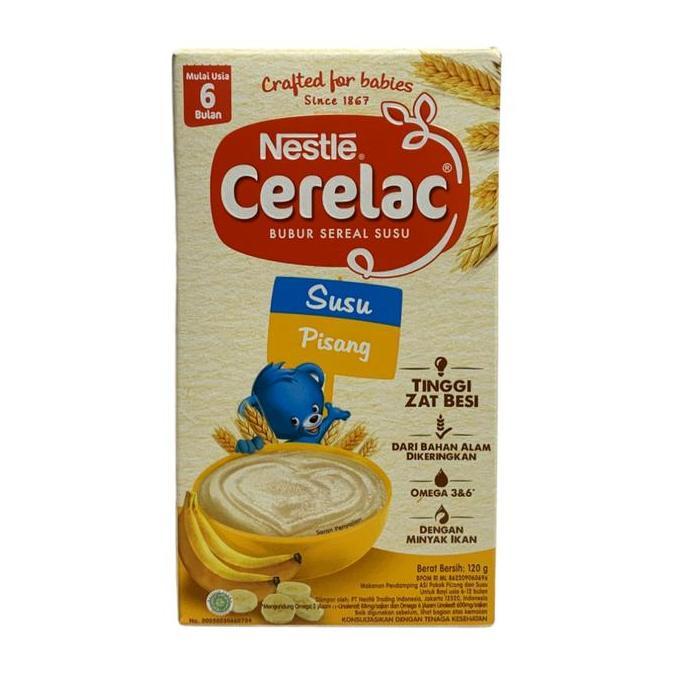 Weee- Nestle Cerelac Bubur Cereal Susu 120Gr | Bubur Mpasi Bayi | Makanan Mpasi Bayi 6 Bulan Dan 8 B