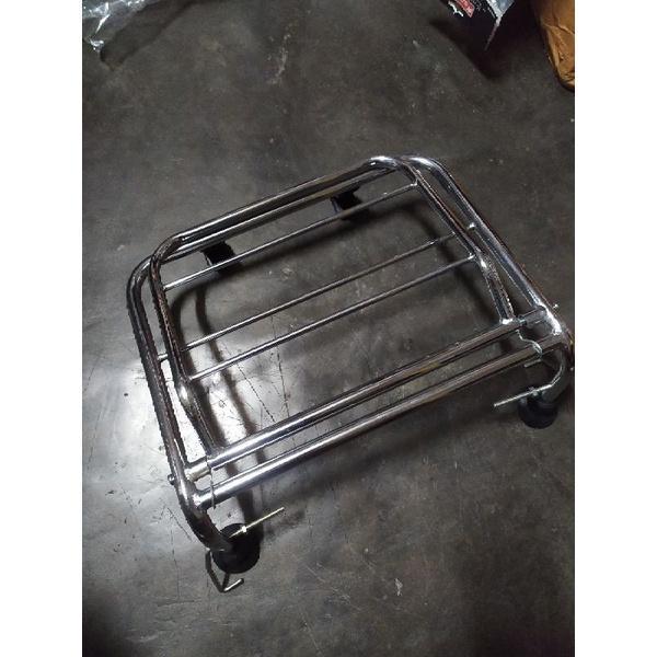 Front Rack / Rak Depan Vespa Super Sprint Bajaj Chrome Model Ulma Garis Original Dan Terpercaya