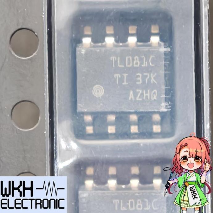 ORIGINAL TL081C IC SMD SOIC-8 JFET-INPUT OP-AMP TL081 C TL 081C GENERAL PURPOSE JFET SINGLE OPERATIO