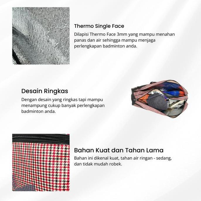 Tas Badminton Ransel - Thermo 2 Ruangan | Waterproof