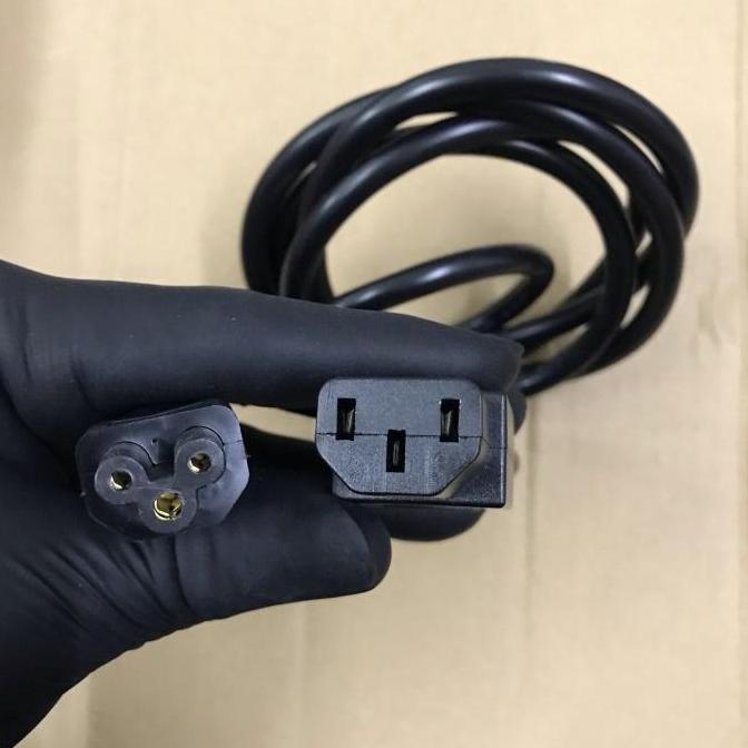 Kabel Power Ac Cord C5 to C13 3x1mm. Kabel Power Cord C13 - C5 1mm
