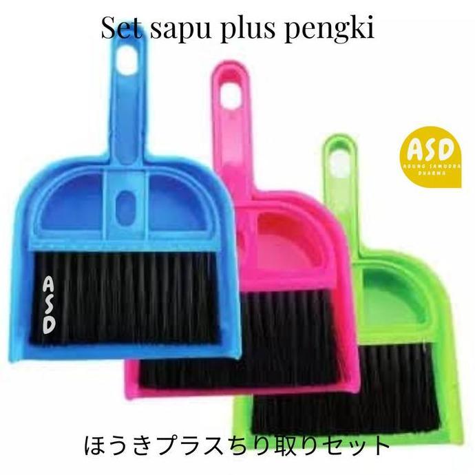 Set sapu plus pengki - Sapu mobil - Sapu pembersih mobil