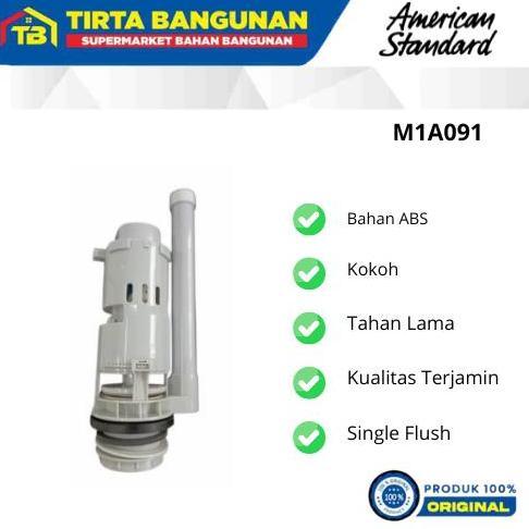 AMERICAN STANDARD M1A094 FLUSH VALVE / PELAMPUNG 2 FLUSH KLOSET / TOILET / WC DUDUK