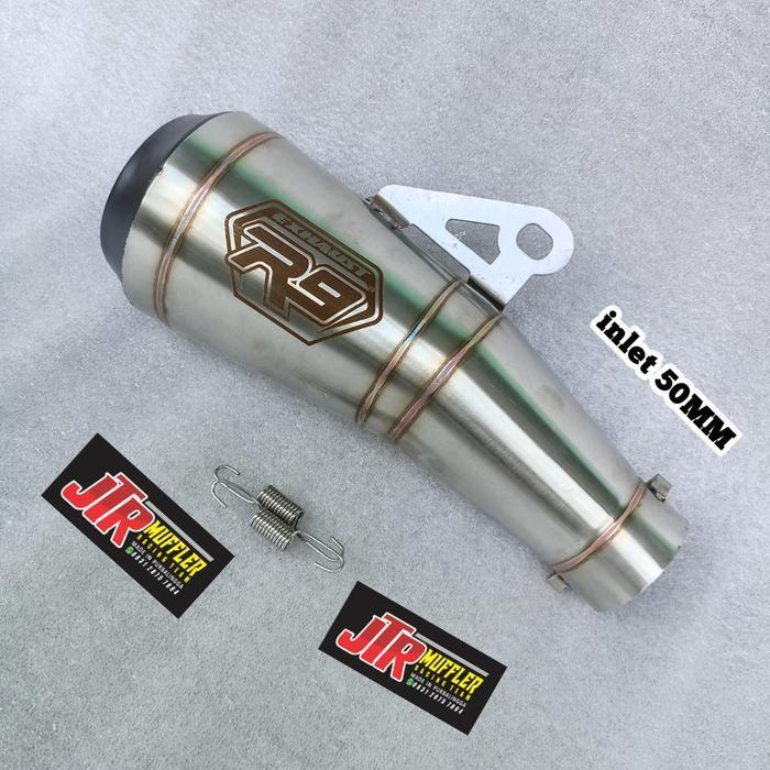 Silincer Silencer Knalpot R9 Gp Series Inlet 50Mm Untuk Semua Motor Original Dan Terpercaya