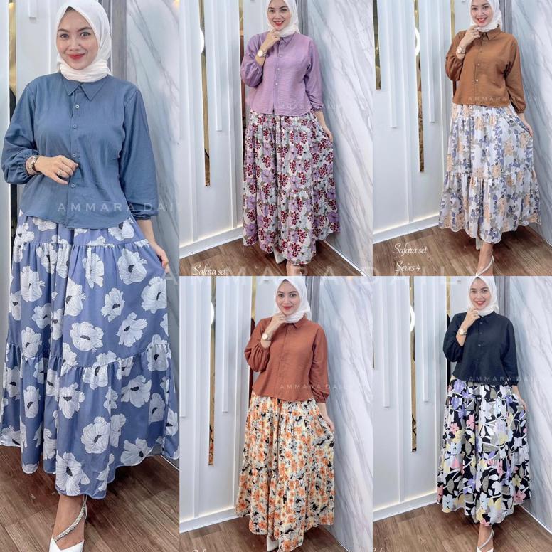 Recommended Ammara - Safara Setelan Rok Rayon Mix Pololinen