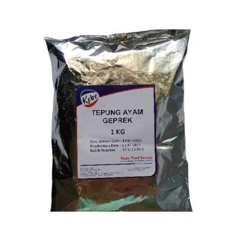 Weargo- [Pbb] Kobe Tepung Ayam Geprek 1Kg | Tepung Bumbu Ayam Geprek Crispy | Bumbu Ayam Goreng Reny