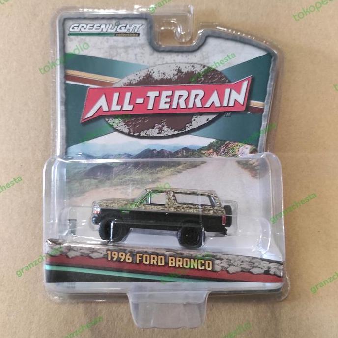 cvarhantama  / GREENLIGHT ALL TERRAIN SERIES 14 - 1996 FORD BRONCO CAMOUFLAGE Diskon