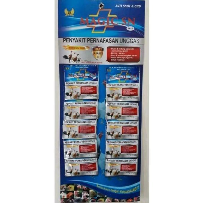 MAGIC SN BIRU ( 1 RENTENG 10 SACHET) MAGIC SN BLUE