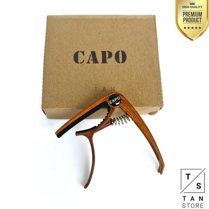 Avastashop - Penjepit Kapo Capo Kayu Gitar Akustik Klasik Elektrik