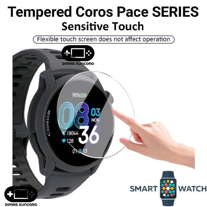 Tempered Glass Coros Pace 2 antigores pelindung layar screen guard coros pace 2
