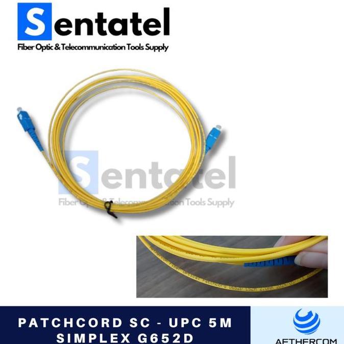 PATCHCORD SCUPC 5M SIMPLEX G652D