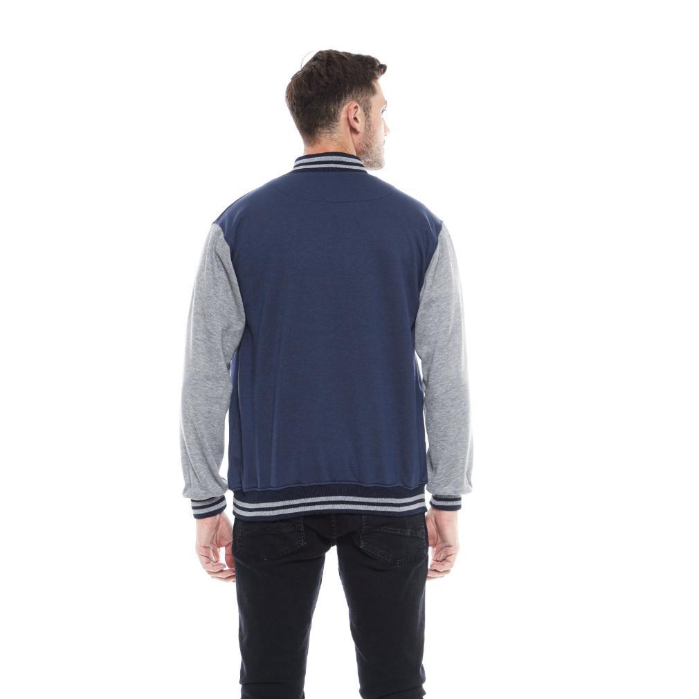 Original Platinum World Jacket Varsity Polos Outerwear Varsity Jacket Baseball East Team Fleece Blac