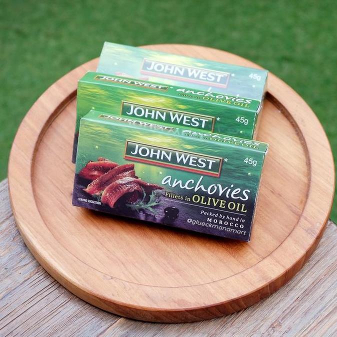 John West Anchovies Fillets in Olive Oil 45gr - Anchovy Teri Zaitun