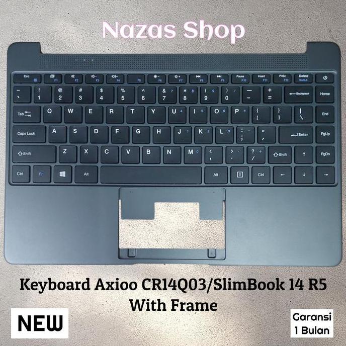Keyboard Axioo Cr14Q03/Slimbook 14 R5 With Frame Grey