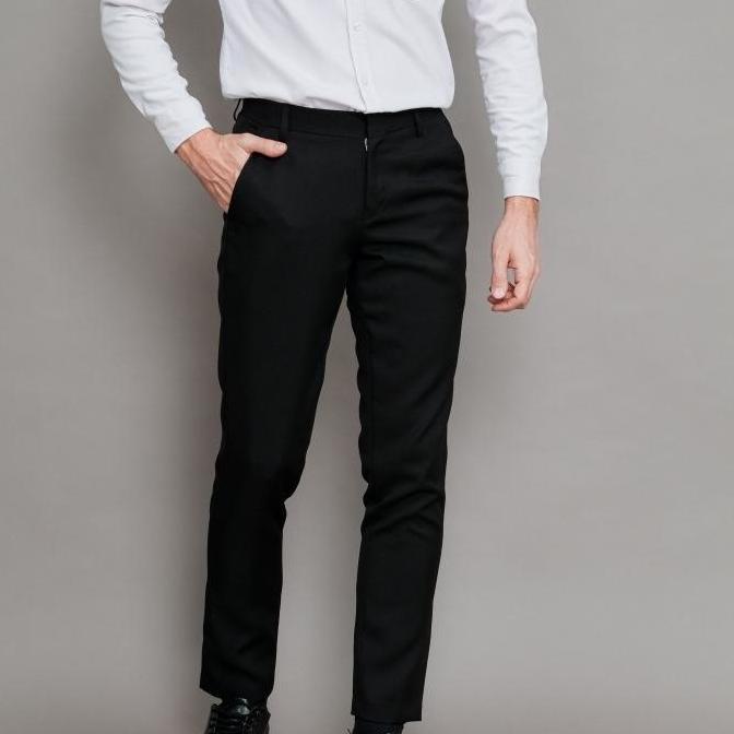ZUITER - Basic Pants | Celana bahan kantor kerja formal slimfit panjang pria