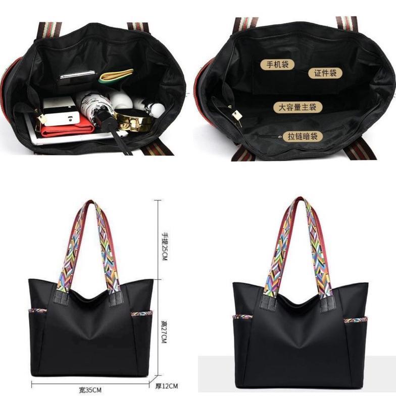 VALUE PACK MARGIEBAG X MARIONE - FLOAT TAS TOTE BAG WANITA ANTI AIR HITAM SHOULDER BAG CANGKLONG BAH