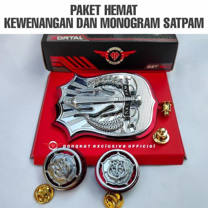 Kewenangan Satpam Dan Monogram Satpam Satu Set Paket Hemat