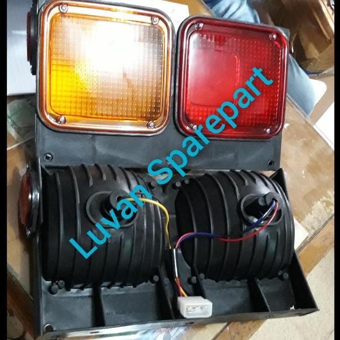 lokajiwotop / Lampu Stop Belakang/Lampu Rem Truk Fuso/Nissan/Trailer 2 Warna Diskon