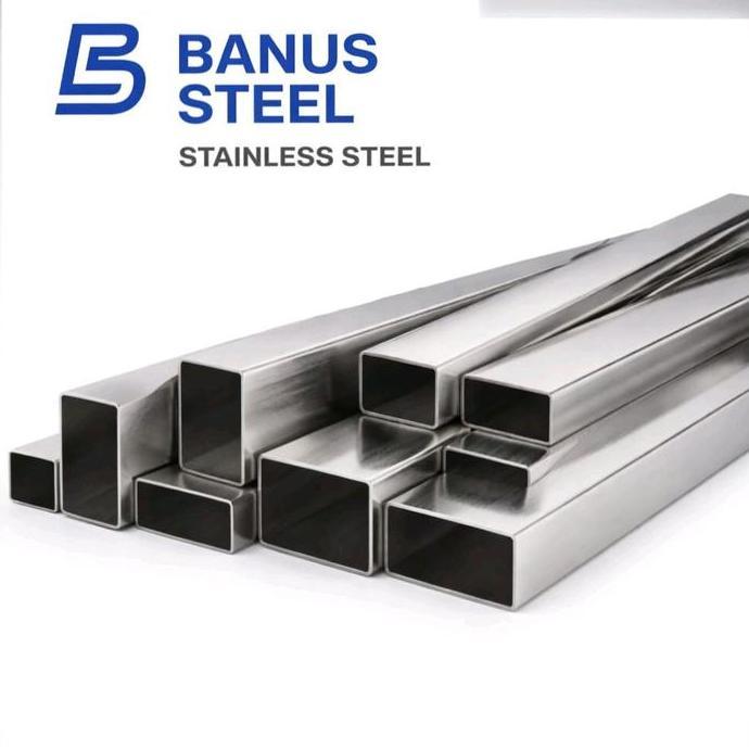 Pipa hollow stainless 20 x 20 x 1 mm / 2 cm x 2 cm pipa kotak hollo