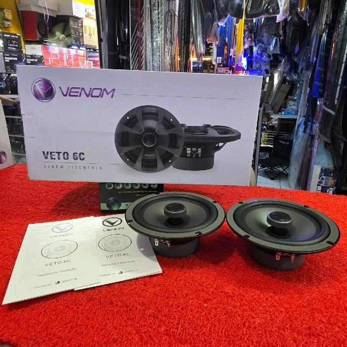 TERBARU - Speaker VENOM VETO 6C VENOM ELLEMENTO Speaker VENOM 6 in