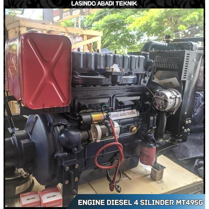 Terlaris Engine Diesel Maestro 4 Silinder Mt495G 48Hp Mesin Diesel Mt 495 G