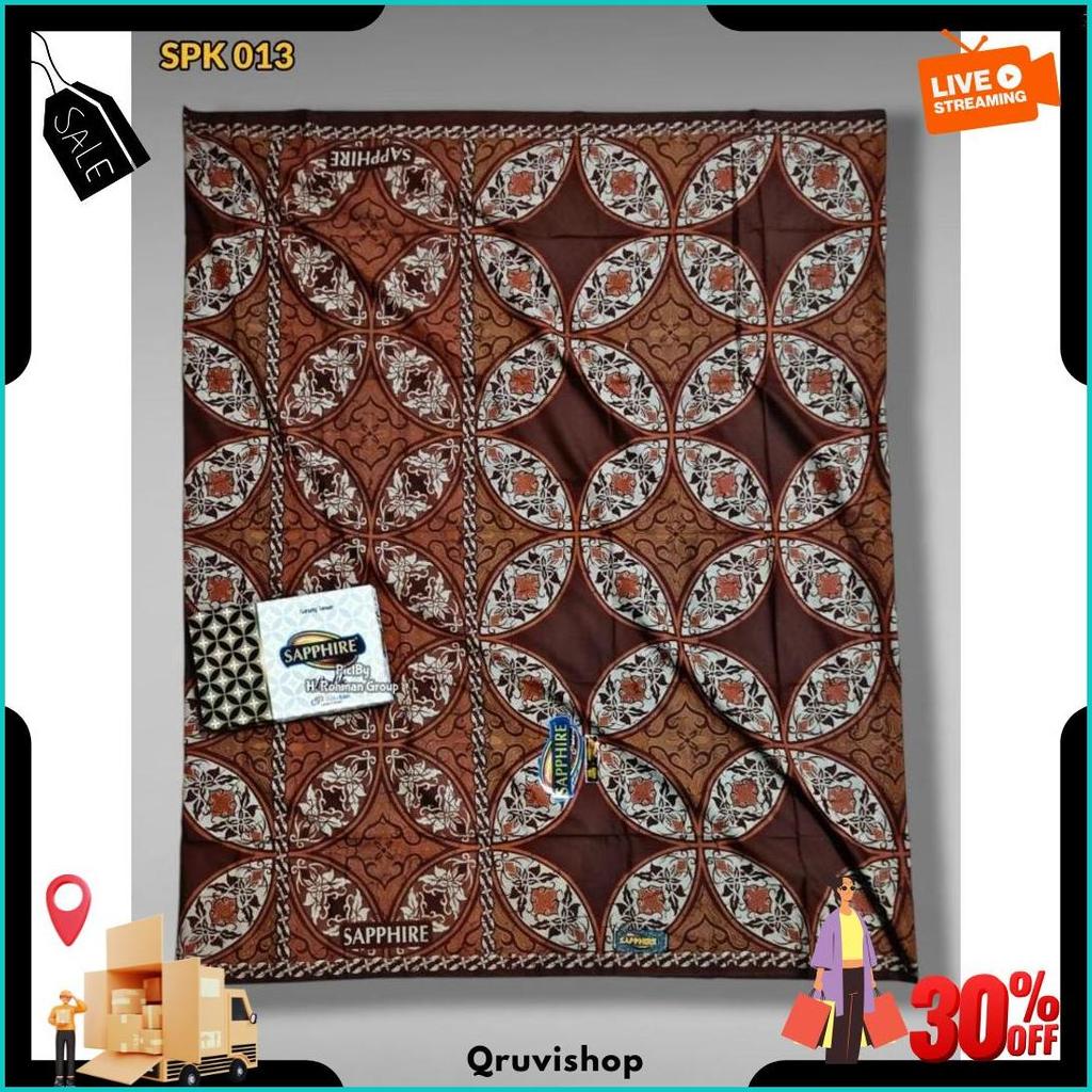 Sapphire Sarung Batik Gus Iqdam Produksi Dutatex Premium Quality