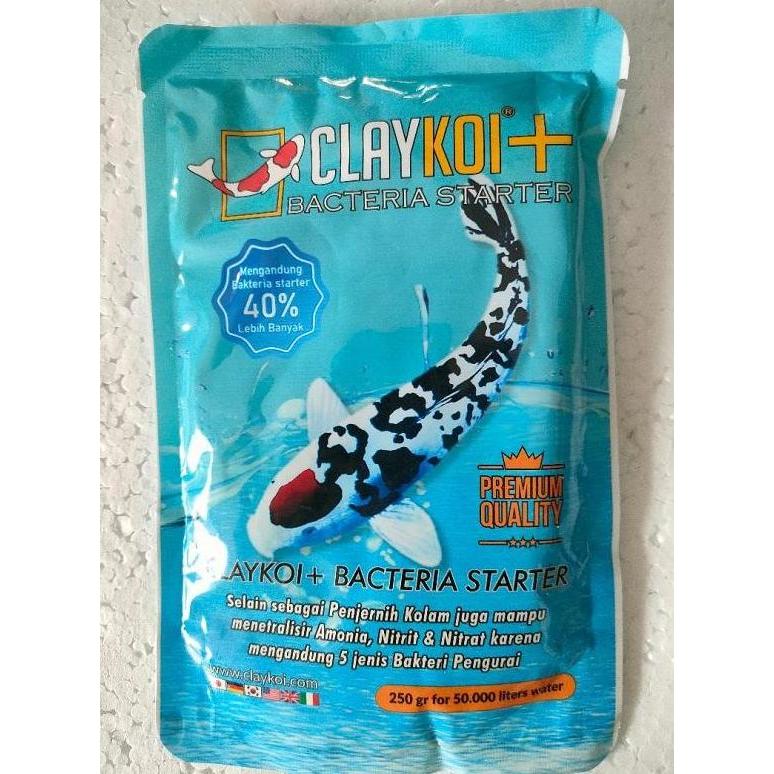 Acquario- Clay Koi Plus Bacteria Starter Penjernih Kolam Bakteri Starter Kolam
