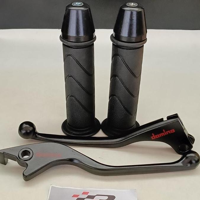 berobi.khanza - handle handel rem set black domino tiger verza sonic cbr gtr cb150r + hand grip  mot