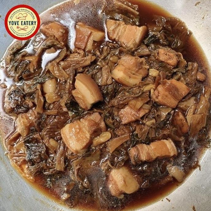 ferdinanecer - babi hamchoikon (sayur asin item + samcan) // babi hong