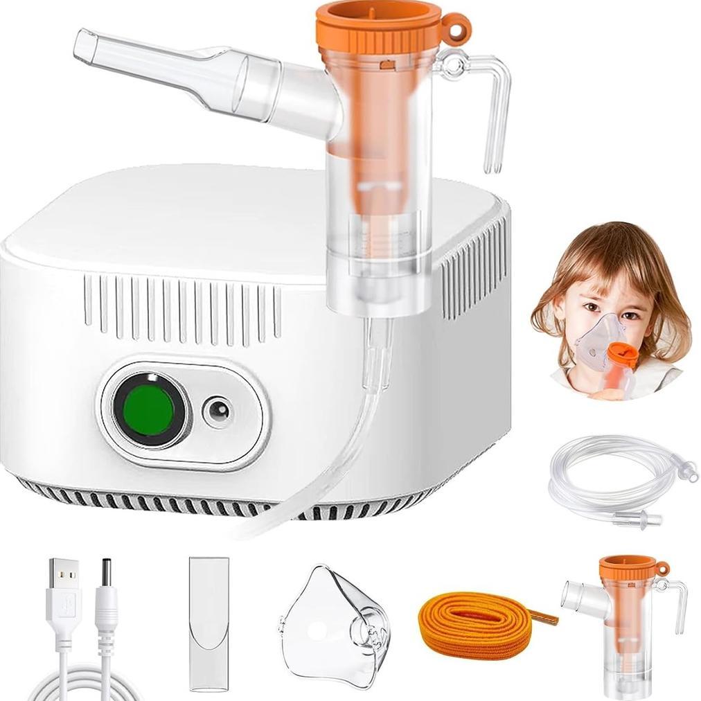 Compressor Alat Nebulizer Anak Inhaler Asma Bayi Batuk Pilek Pernafasan Bronkitis Nebul Terapi Alat 
