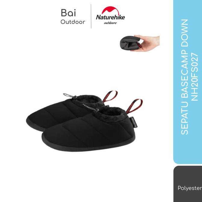 SEPATU BASECAMP DOWN NATUREHIKE NH20FS027 BULU ANGSA CAMPING HIKING