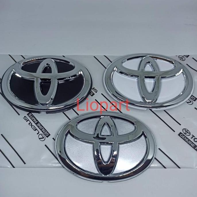 Promo Logo Cover Ban Serep Rush Warna Hitam Silver Putih Kaki 4 2008-2015 Cod