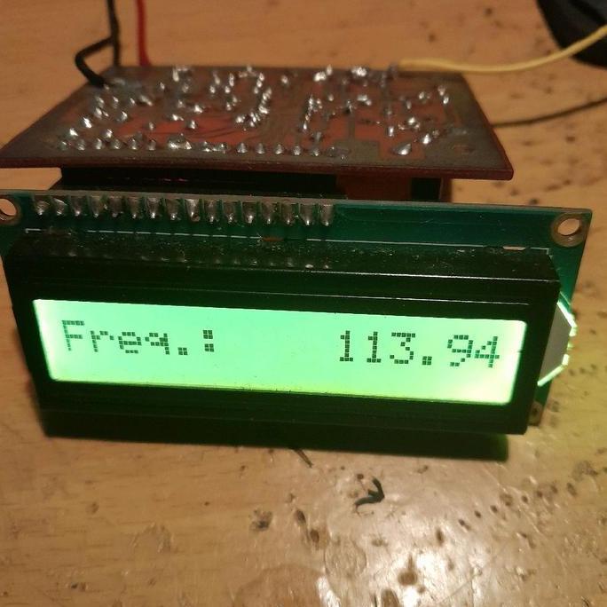 KIT FREKUENSI COUNTER METER ALAT UKUR FREKWENSI COUNTER BIASANYA UNTUK KIT SSB SPECTRA BITX SAF12