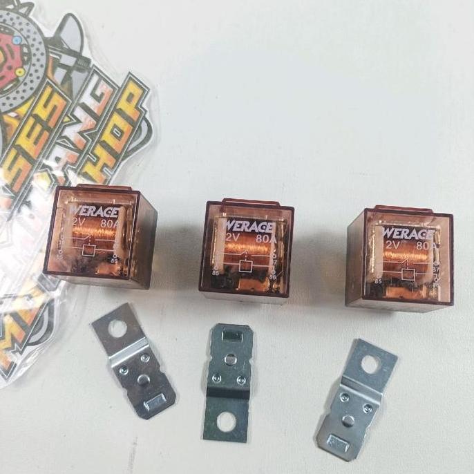 chucrunch / Werace - Relay Lampu tembak sorot LED  Relay Klakson motor mobil Diskon
