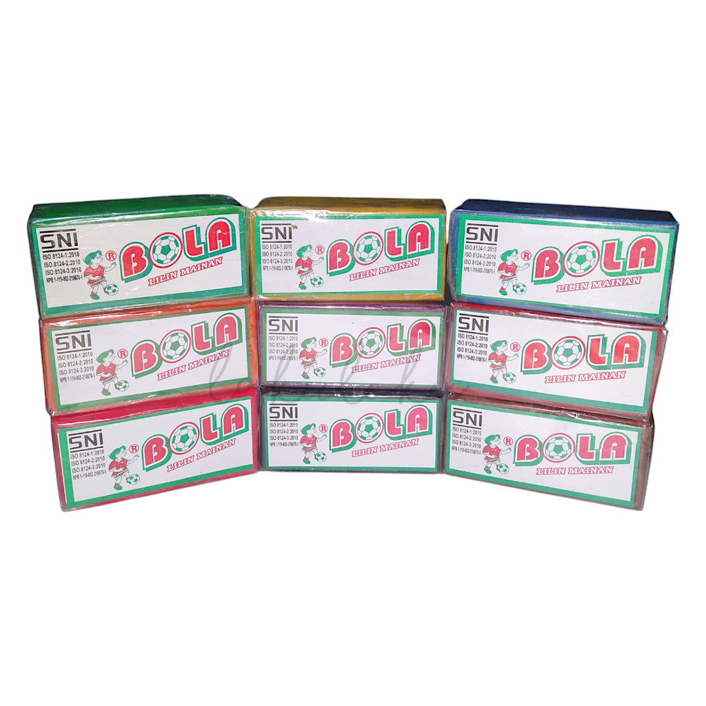 Malam / Lilin Mainan / Plastisin Merk Bola Ukuran Besar