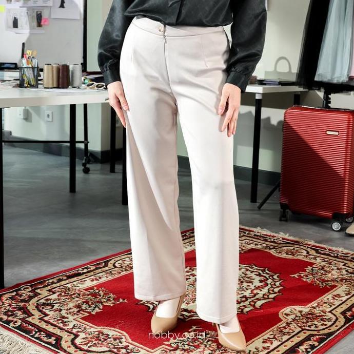 Nobby Ella Pants Celana Panjang Wanita Terbaru Bahan Esmic Twill (TERBAIK) (TERBARU) (TERMURAH)