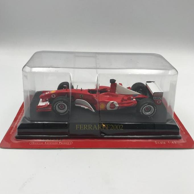 Diecast Ferrari F2002 skala 1:43 licensed product